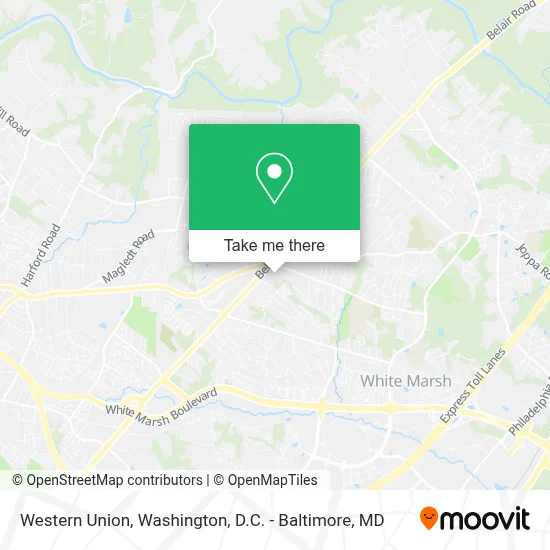 Western Union map