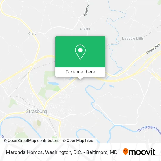 Maronda Homes map