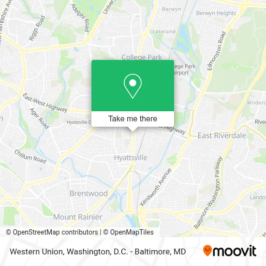 Western Union map