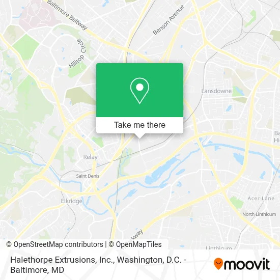 Halethorpe Extrusions, Inc. map