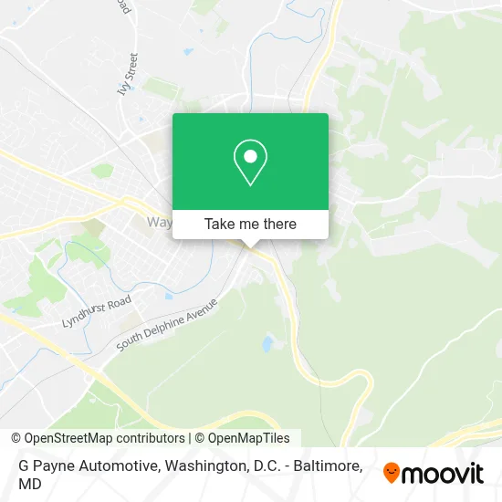 G Payne Automotive map