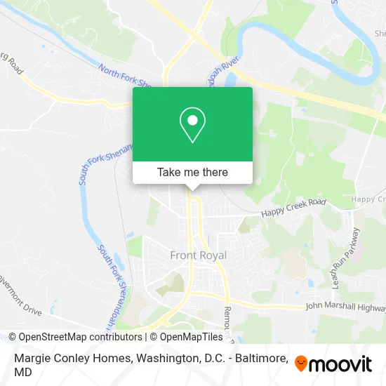Margie Conley Homes map