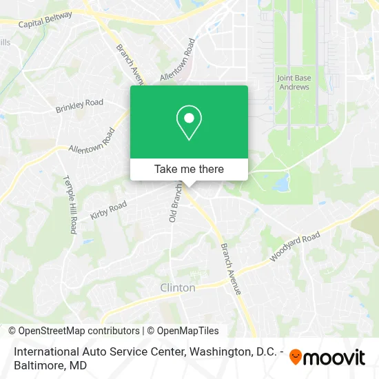 International Auto Service Center map