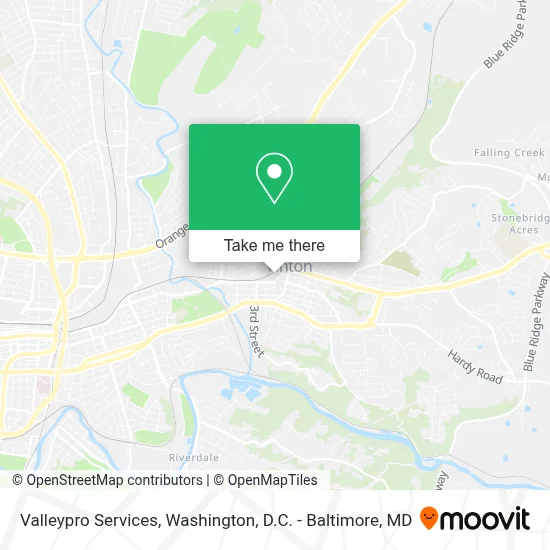 Valleypro Services map