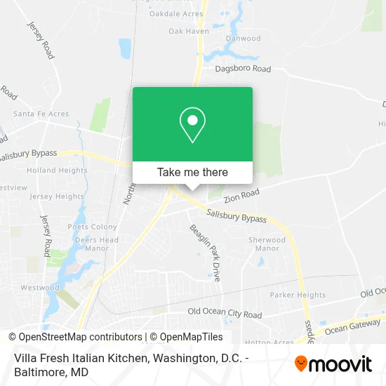 Villa Fresh Italian Kitchen map