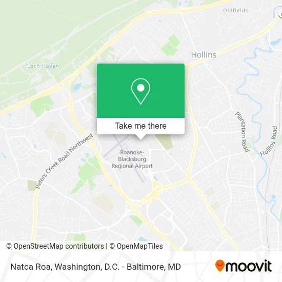 Natca Roa map