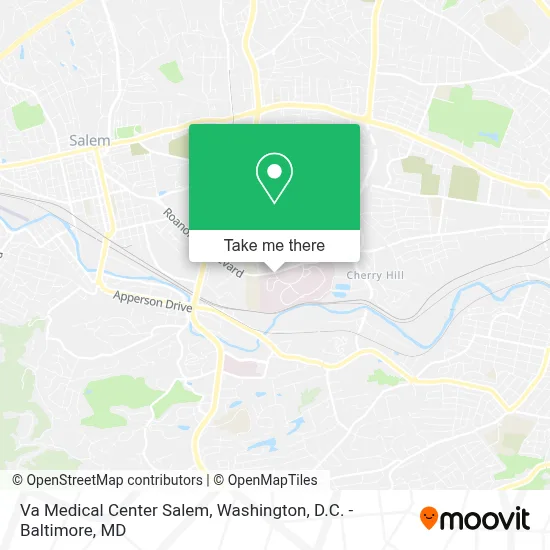 Va Medical Center Salem map