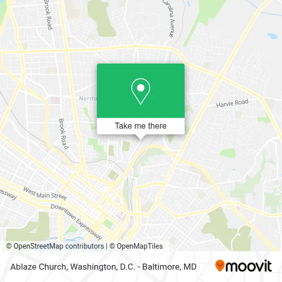 Ablaze Church map