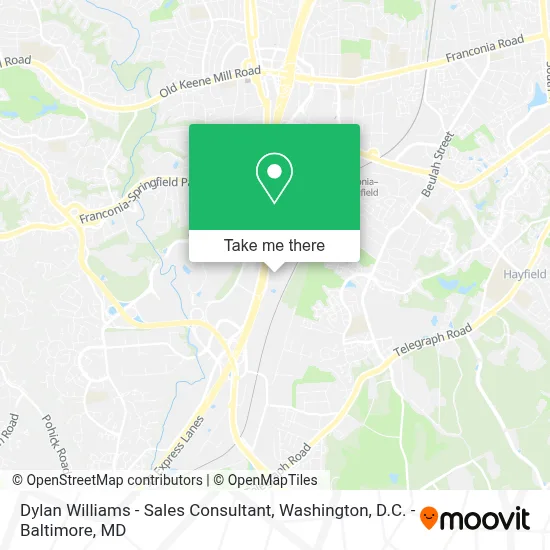 Dylan Williams - Sales Consultant map