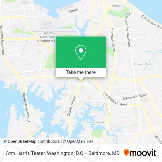 Atm Harris Teeter map