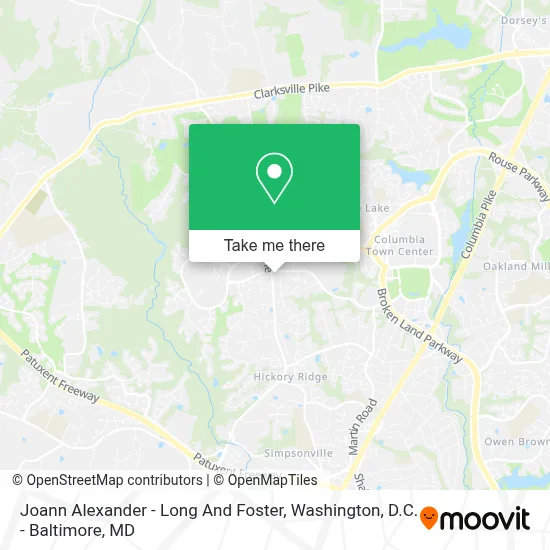 Joann Alexander - Long And Foster map