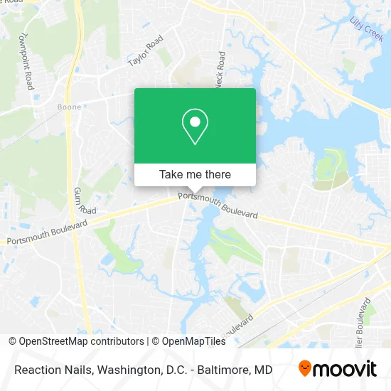 Reaction Nails map