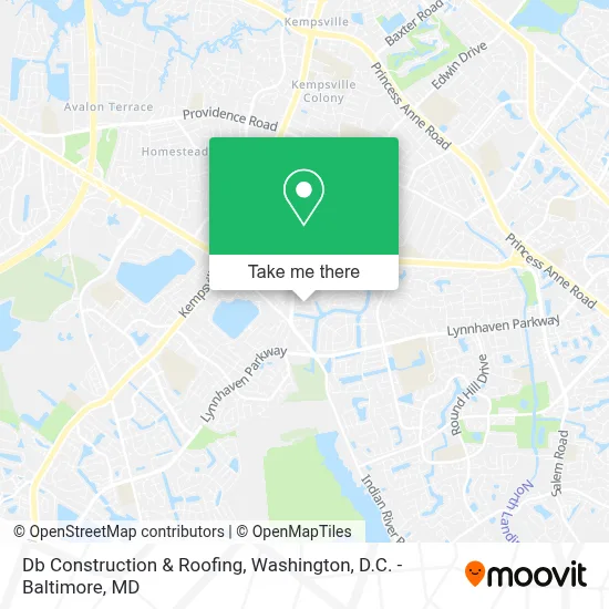 Db Construction & Roofing map