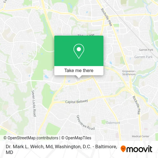 Dr. Mark L. Welch, Md map