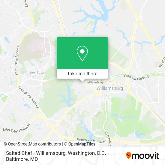 Salted Chef - Williamsburg map