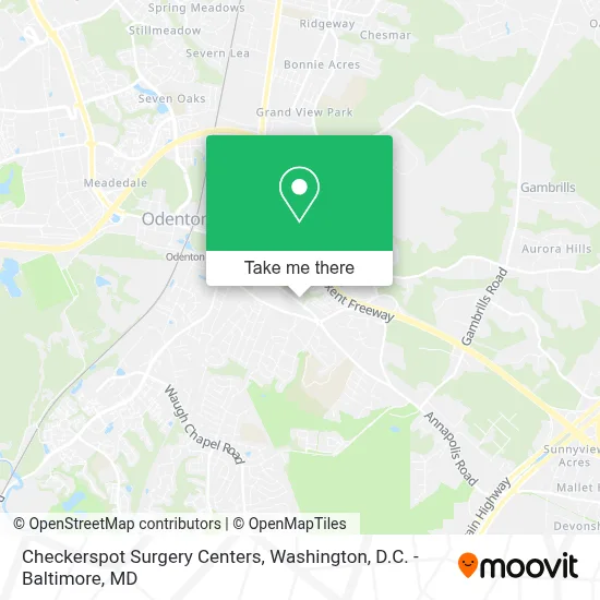 Checkerspot Surgery Centers map