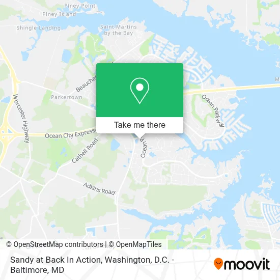 Sandy at Back In Action map