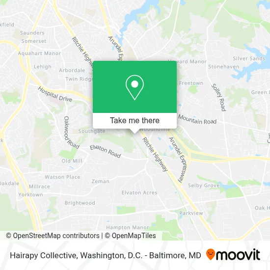 Hairapy Collective map