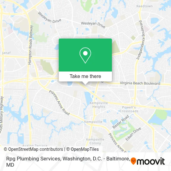 Rpg Plumbing Services map