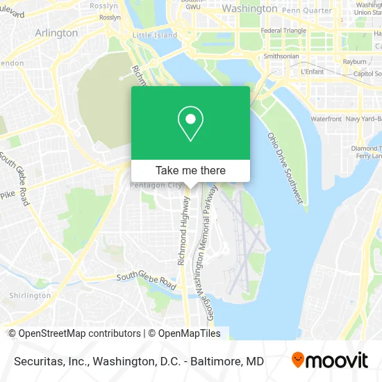 Securitas, Inc. map