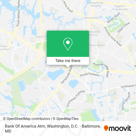 Bank Of America Atm map