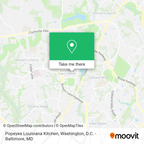Popeyes Louisiana Kitchen map