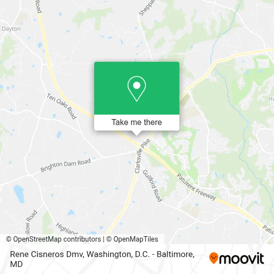 Rene Cisneros Dmv map