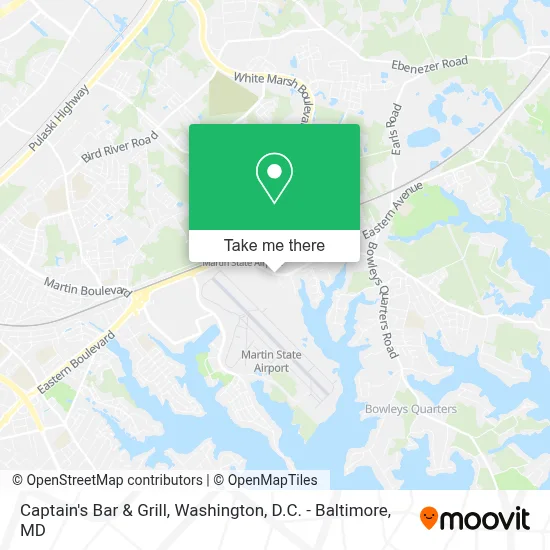 Captain's Bar & Grill map