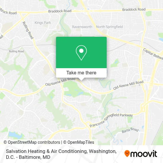 Salvation Heating & Air Conditioning map