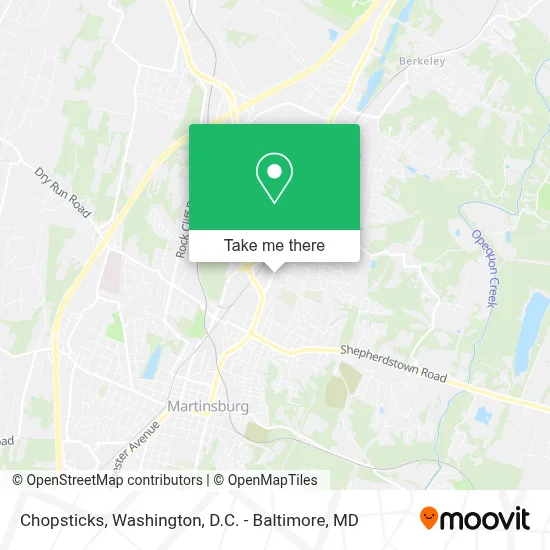 Chopsticks map