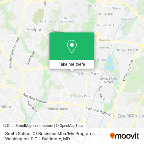 Smith School Of Business Mba / Ms Programs map