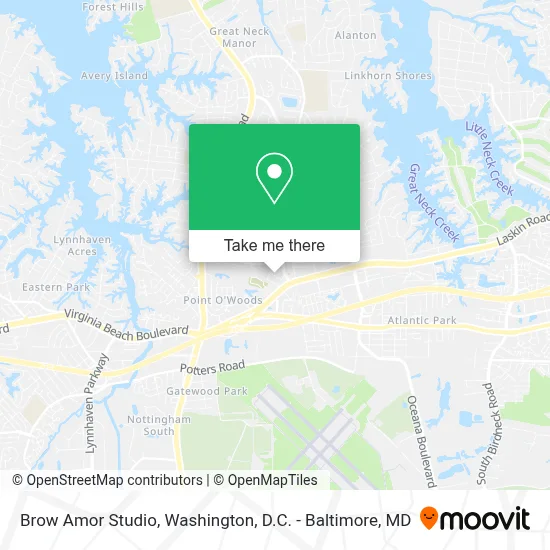 Brow Amor Studio map