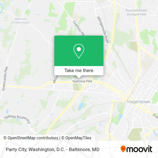 Party City map