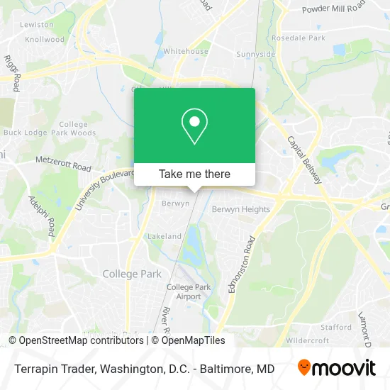 Terrapin Trader map