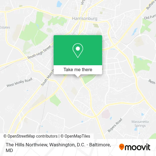 The Hills Northview map