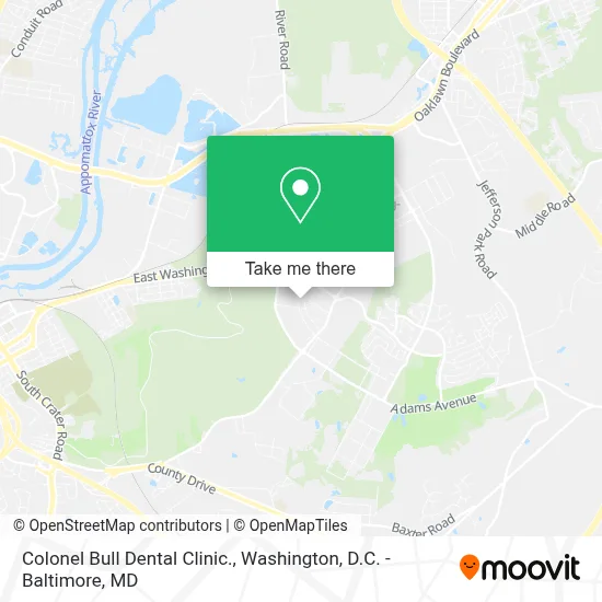 Colonel Bull Dental Clinic. map