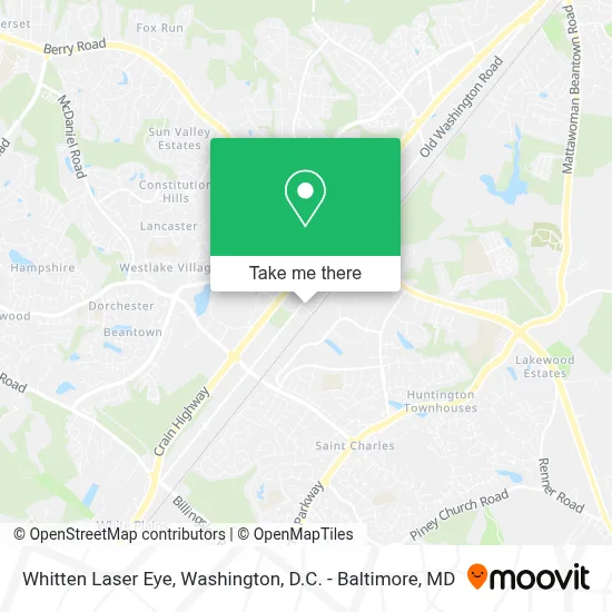 Whitten Laser Eye map