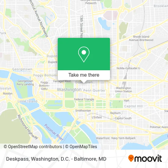 Deskpass map