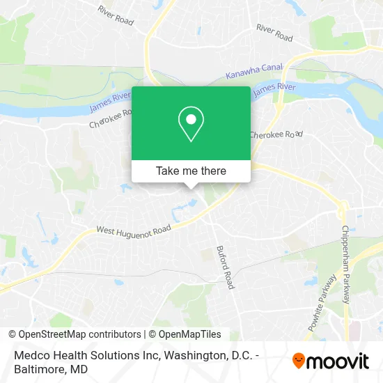 Medco Health Solutions Inc map