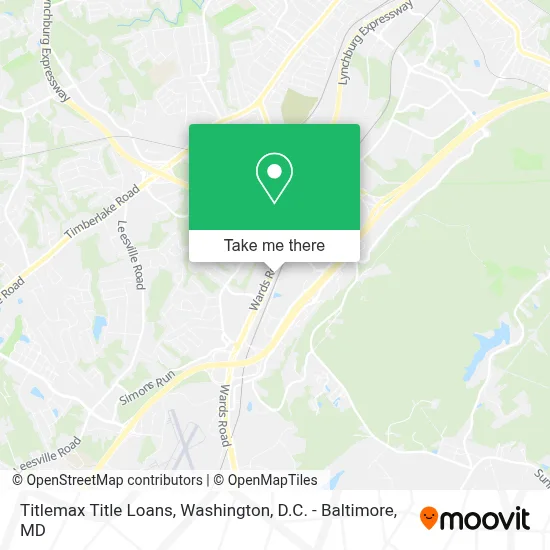 Titlemax Title Loans map