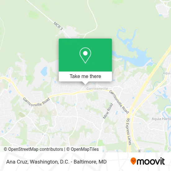 Ana Cruz map