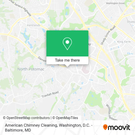 American Chimney Cleaning map