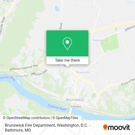 Brunswick Fire Department map