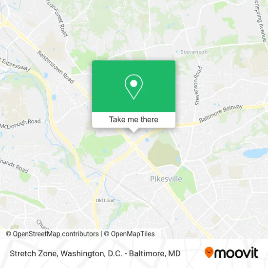 Stretch Zone map