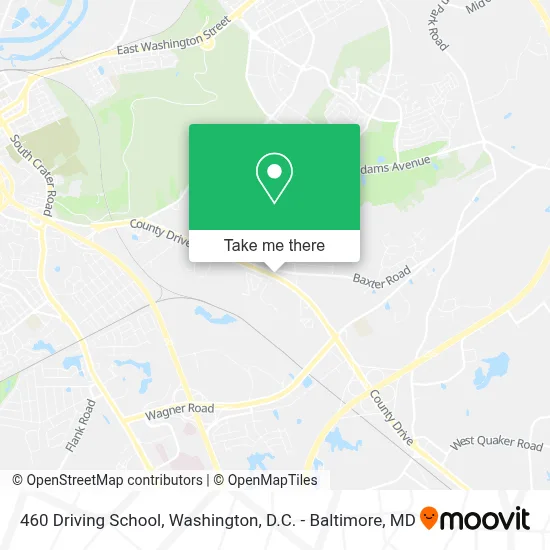 460 Driving School map