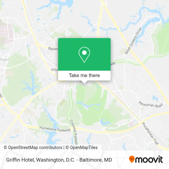 Griffin Hotel map