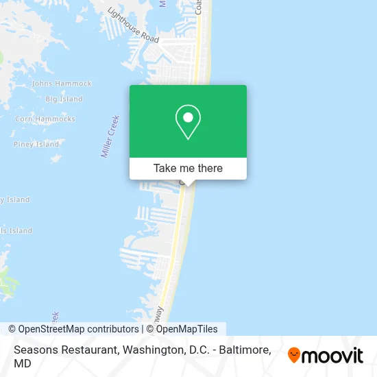 Seasons Restaurant map