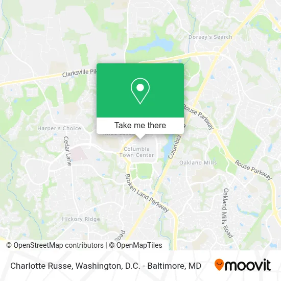 Charlotte Russe map