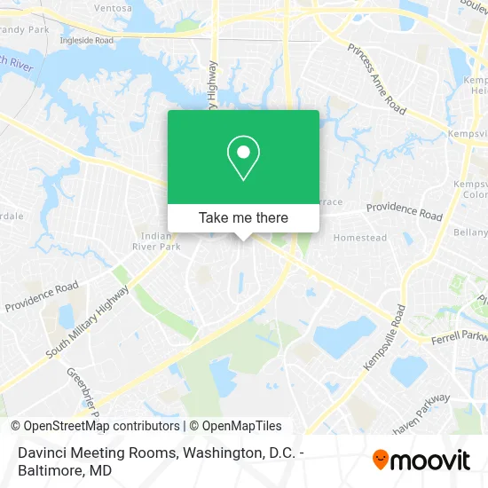 Davinci Meeting Rooms map