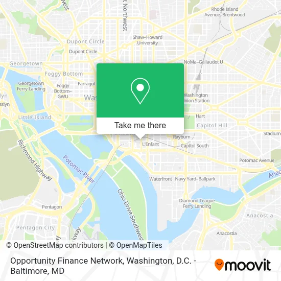 Opportunity Finance Network map